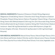 Organika Electrolytes Liver Care Lemon Honey Ginger 20 Servings Supplements - Liver Care at Village Vitamin Store