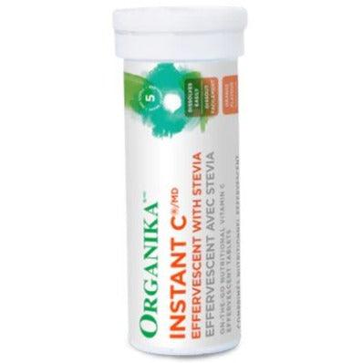 Organika Instant-C Effervescent With Stevia 10 Tablets*Limit of 5 per order per person* Vitamins - Vitamin C at Village Vitamin Store