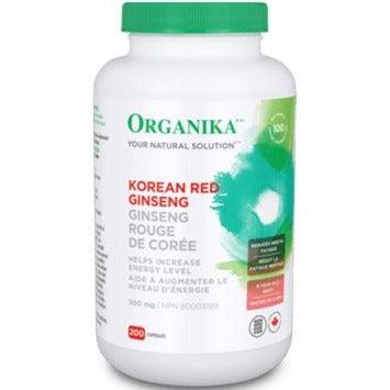 Organika Korean Red Ginseng 200 Caps Supplements at Village Vitamin Store