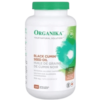 Organika Black Cumin Seed Oil 500mg 120 softgels Supplements at Village Vitamin Store
