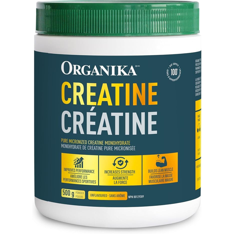 Organika Creatine Powder- Pure Micronized Creatine Monohydrate 500g