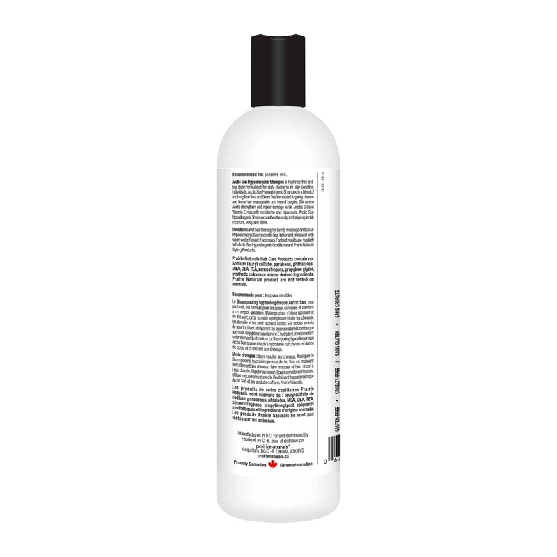 Prairie Naturals Arctic Sun Hypoallergic Shampoo 500ML