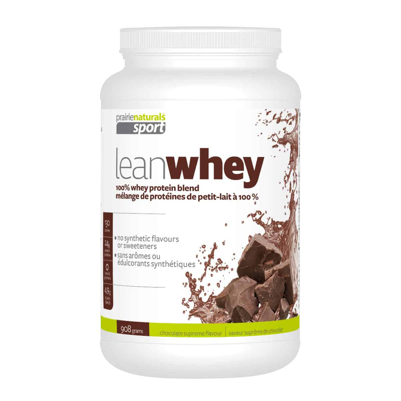 Prairie Naturals Sport Lean Whey Protein Chocolate Supreme 908g