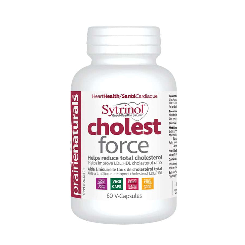 Prairie Naturals Sytrinol Cholest-Force 60 Veggie Caps