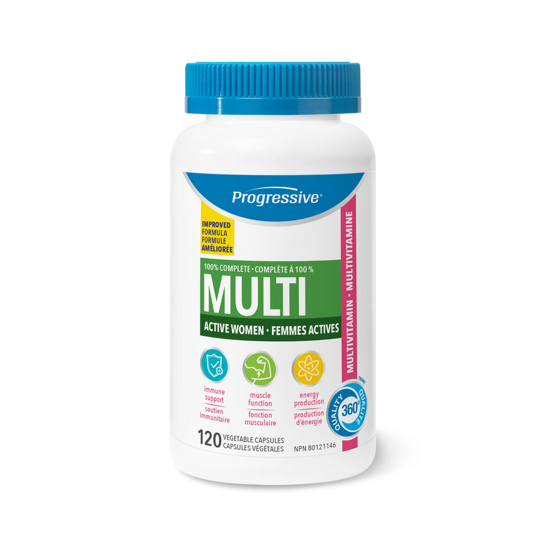 Progressive Multi Active Women 120 Veggie Caps