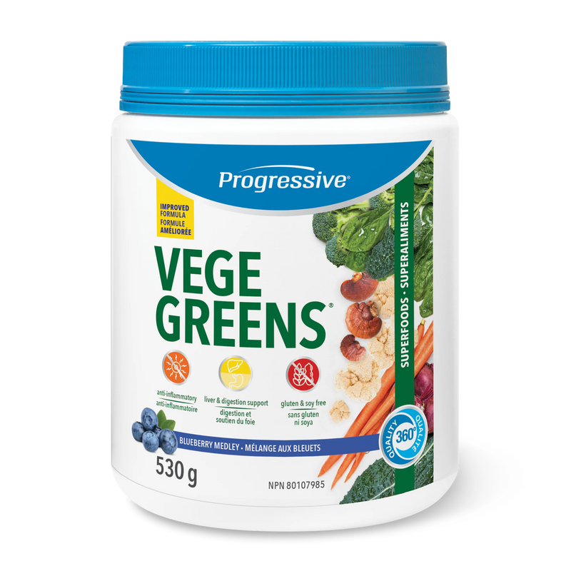 Progressive VegeGreens Blueberry Medley 530g