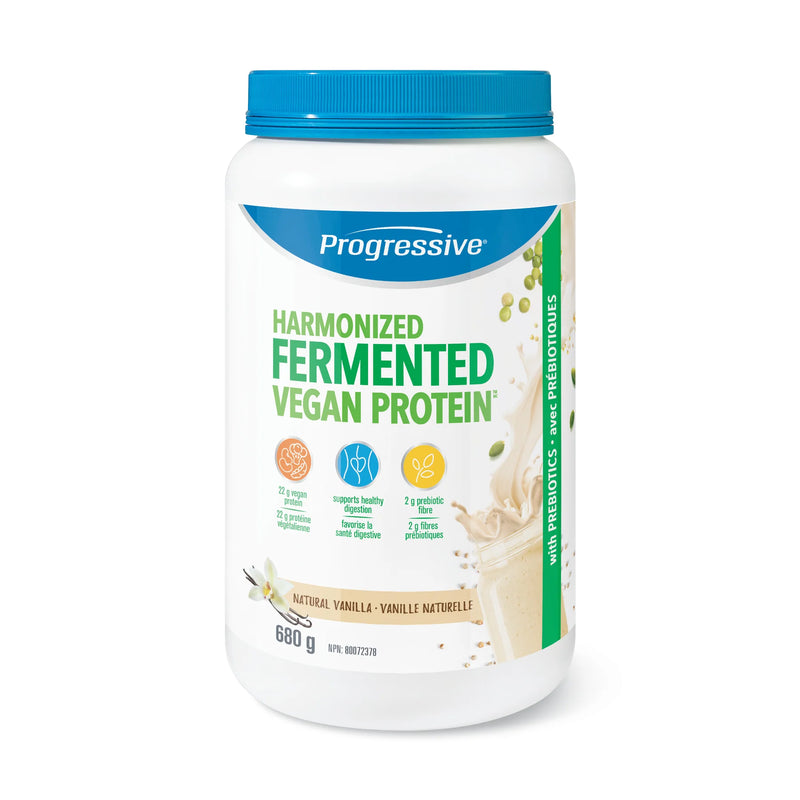 Progressive Harmonized Fermented Vegan Protein Natural Vanilla 680 Grams