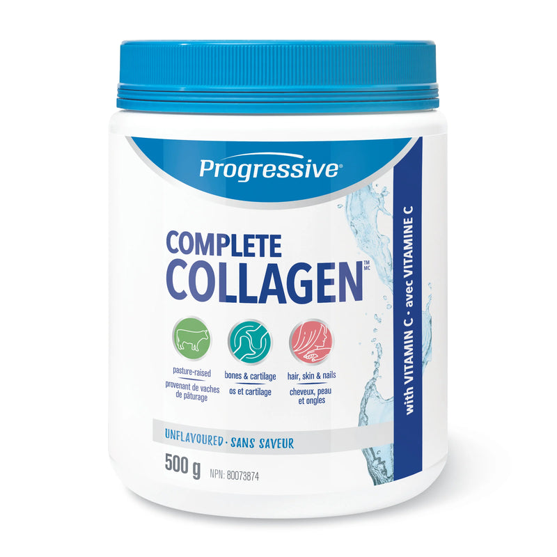 Progressive Complete Collagen Unflavoured/Tropical Breeze/Citrus Twist 500g Powder