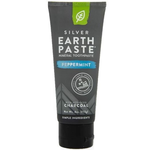 Redmond EarthPaste Peppermint Charcoal Toothpaste 113g Toothpaste at Village Vitamin Store