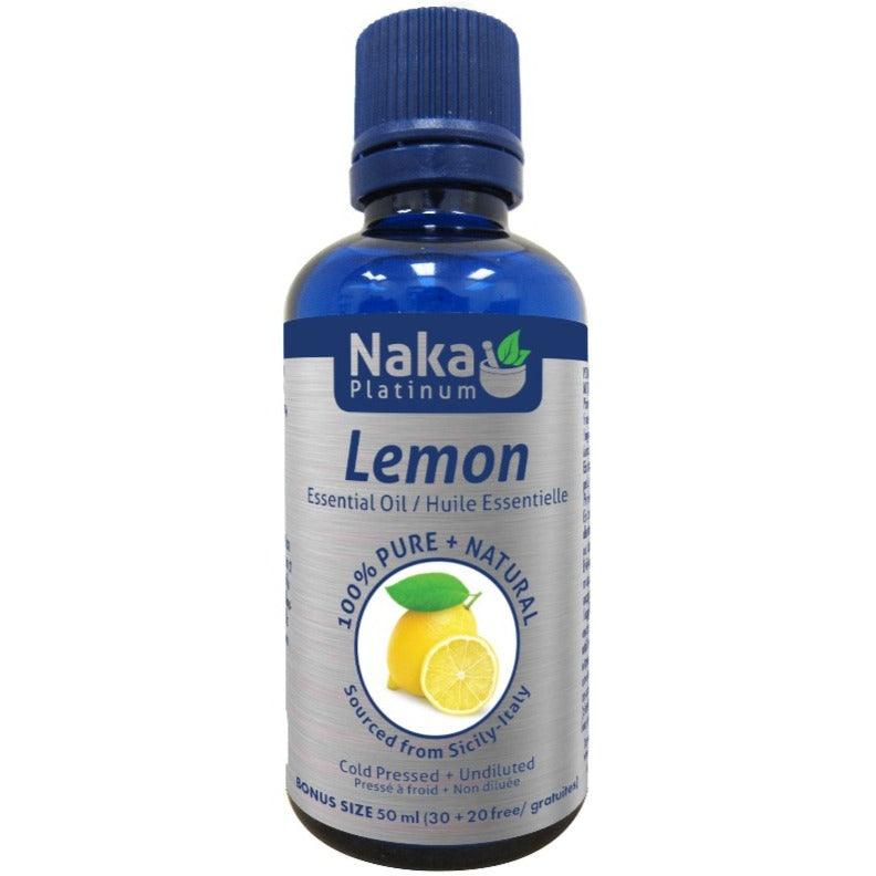 Naka Platinum Lemon Essential Oil 50ml Essential Oils at Village Vitamin Store