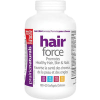 Prairie Naturals Hair Force 180+20 Softgels Supplements - Hair Skin & Nails at Village Vitamin Store