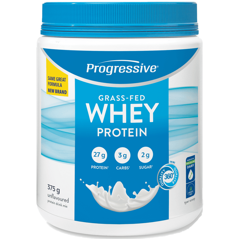 Progressive Grass Fed Whey Protein Unflavoured 375g Supplements - Protein at Village Vitamin Store