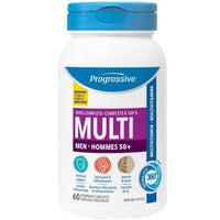 Progressive Multi Men 50+ 60 Veggie Caps Vitamins - Multivitamins at Village Vitamin Store