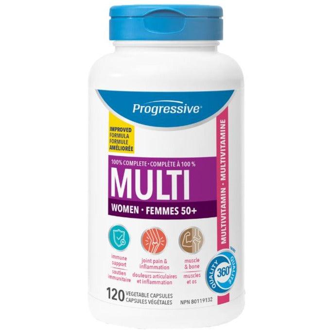 Progressive MultiVitamin for Women 50+ - 120 Vegetable Capsules Vitamins - Multivitamins at Village Vitamin Store