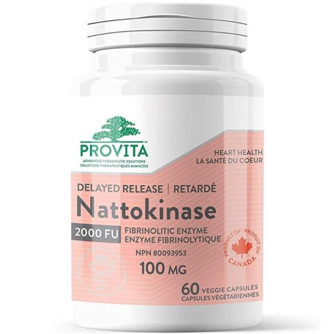 Provita Nattokinase 2000FU 60 Veggie Caps Supplements - Cardiovascular Health at Village Vitamin Store