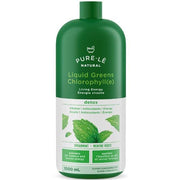 Pure-le Natural Liquid Greens Chlorophyll Super Concentrate Spearmint 1L Supplements - Greens at Village Vitamin Store