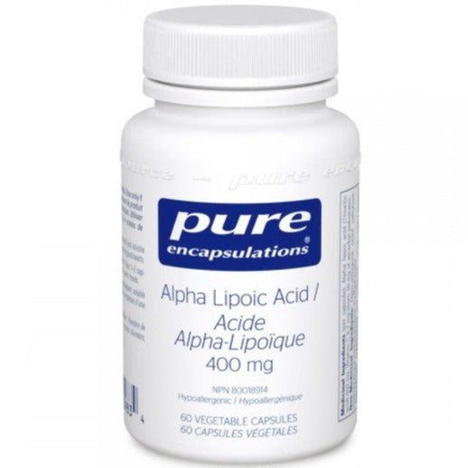 Pure Encapsulations Alpha Lipoic Acid 400 Mg - 60 Veg Capsules Supplements at Village Vitamin Store