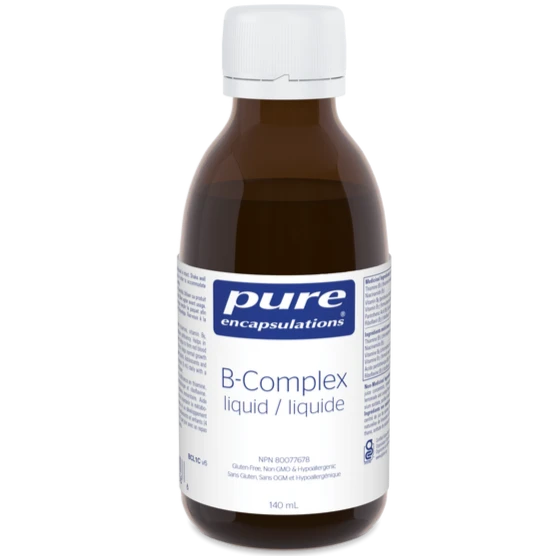 Pure Encapsulations B Complex Liquid 140mL Vitamins - Vitamin B at Village Vitamin Store