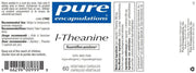 Pure Encapsulations L-Theanine 60 Veg Capsules Supplements at Village Vitamin Store