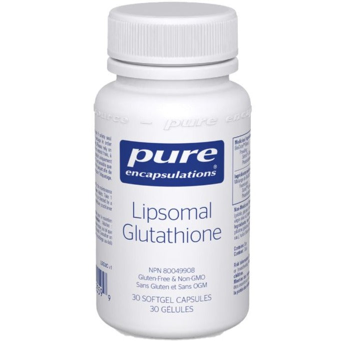 Pure Encapsulations Liposomal Glutathione 30 Softgels Supplements at Village Vitamin Store