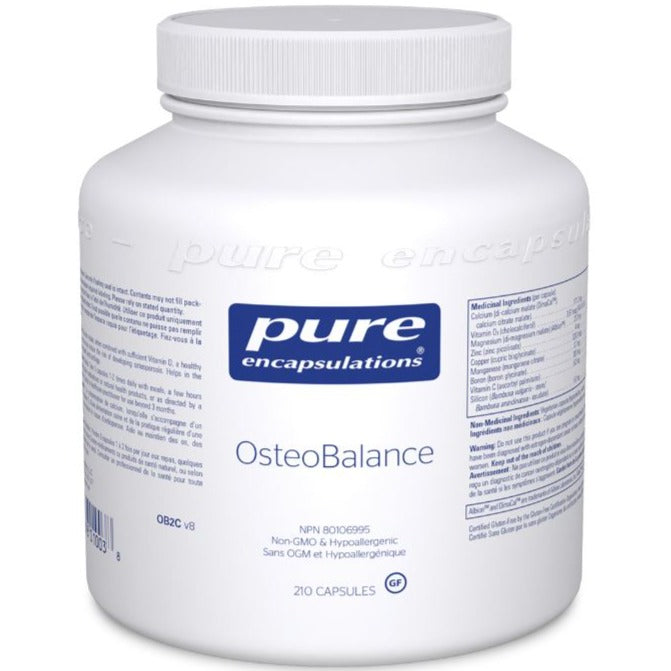 Pure Encapsulations OsteoBalance 210 Capsules Supplements - Bone Health at Village Vitamin Store