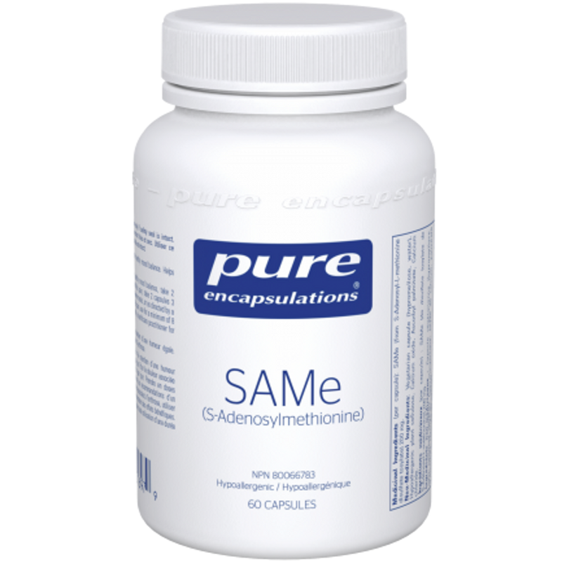 Pure Encapsulations SAMe 60 Capsules Supplements - Cardiovascular Health at Village Vitamin Store
