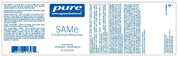 Pure Encapsulations SAMe 60 Capsules Supplements - Cardiovascular Health at Village Vitamin Store