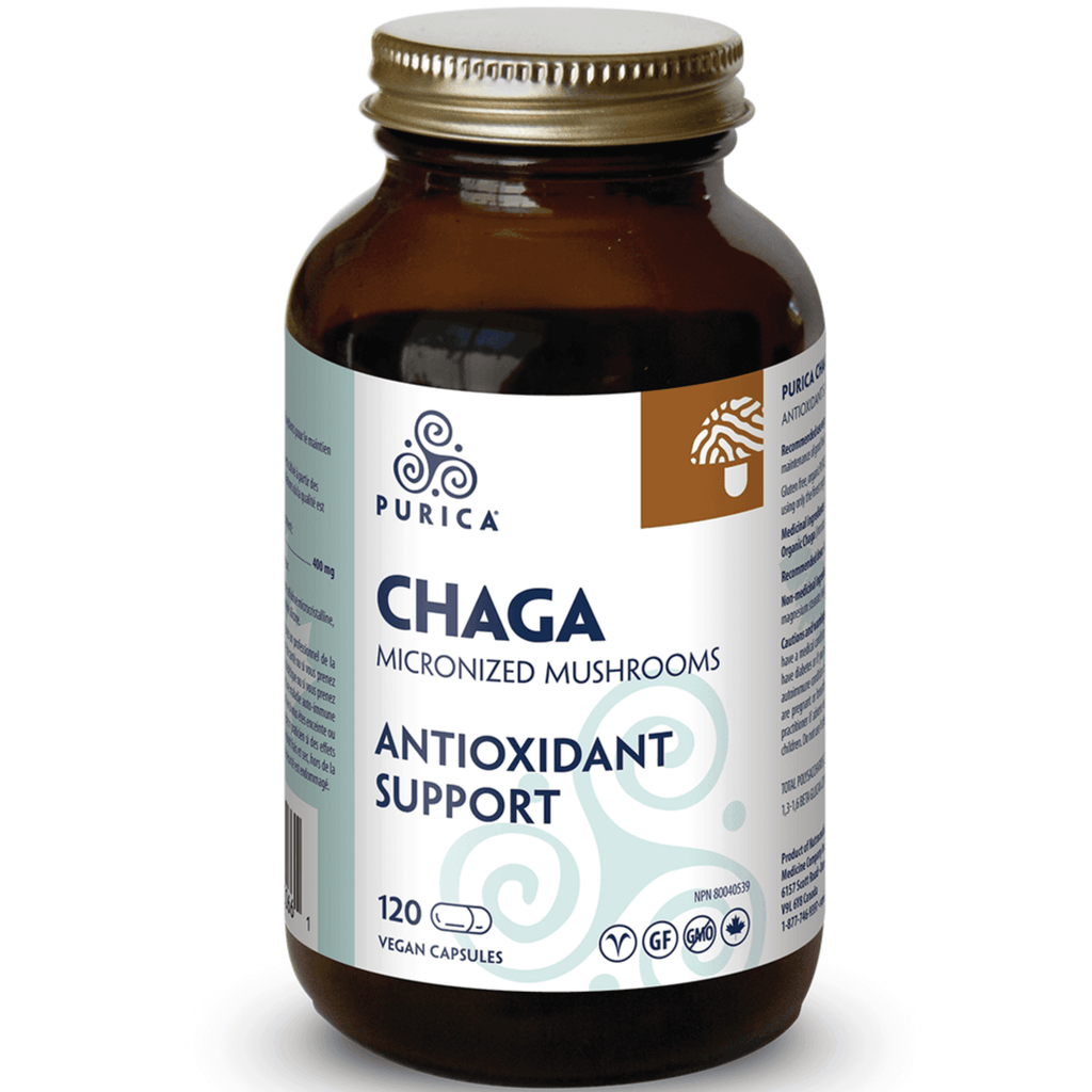 Purica Chaga 120 Vegan Caps Supplements at Village Vitamin Store