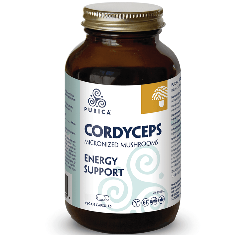 Purica Cordyceps 144 Vegan Caps(120+ 24 Free) Supplements at Village Vitamin Store