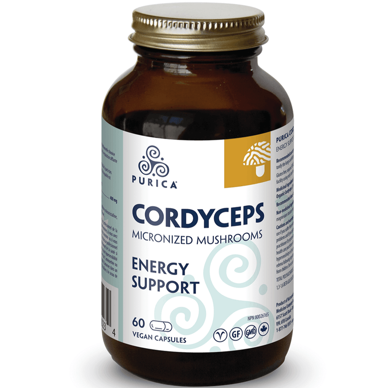Purica Cordyceps 60 Vegan Caps Supplements at Village Vitamin Store