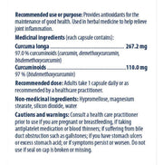 Purica Curcumin Extra Strength 120 Vegan Caps Supplements - Turmeric at Village Vitamin Store