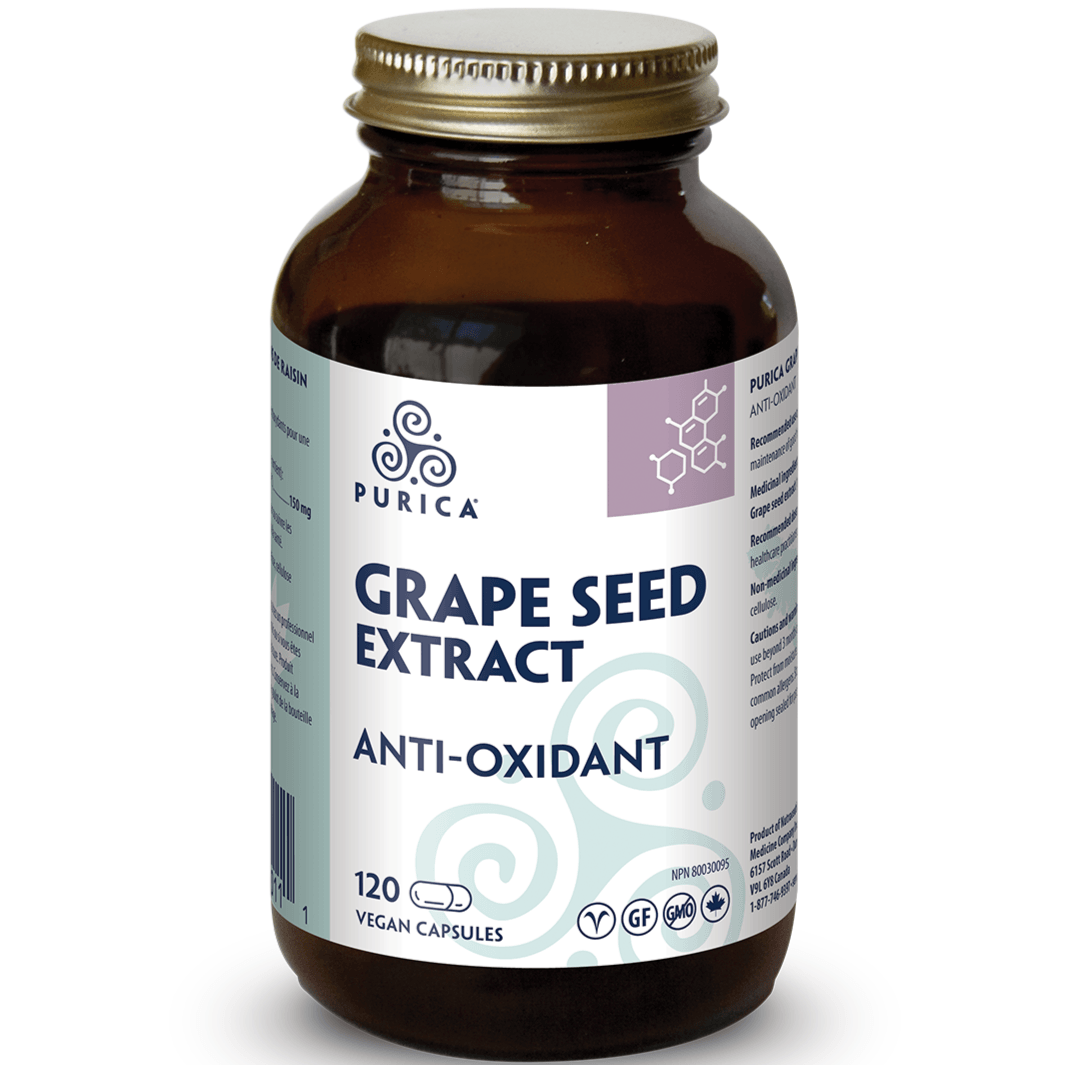 Purica Grape Seed Extract 120 Vegan Caps Supplements at Village Vitamin Store