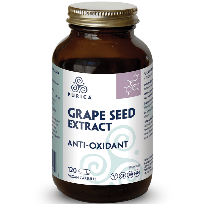 Purica Grape Seed Extract 120 Vegan Caps Supplements at Village Vitamin Store