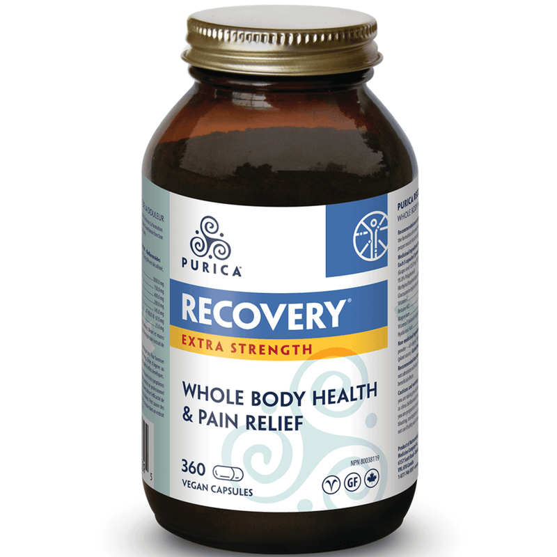 Purica Recovery Extra Strength 360 Vegan Caps Supplements - Pain & Inflammation at Village Vitamin Store
