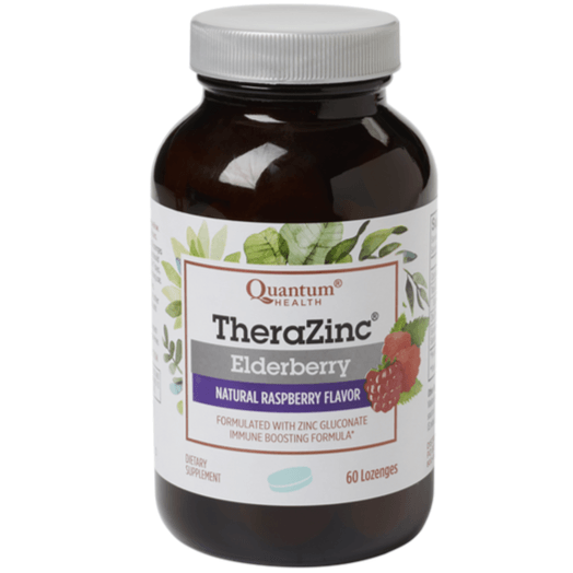 Quantum Health Thera Zinc Elderberry 60 Lozenges Cough, Cold & Flu at Village Vitamin Store