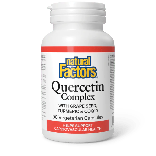 Natural Factors Quercetin Complex 90 Veggie Caps