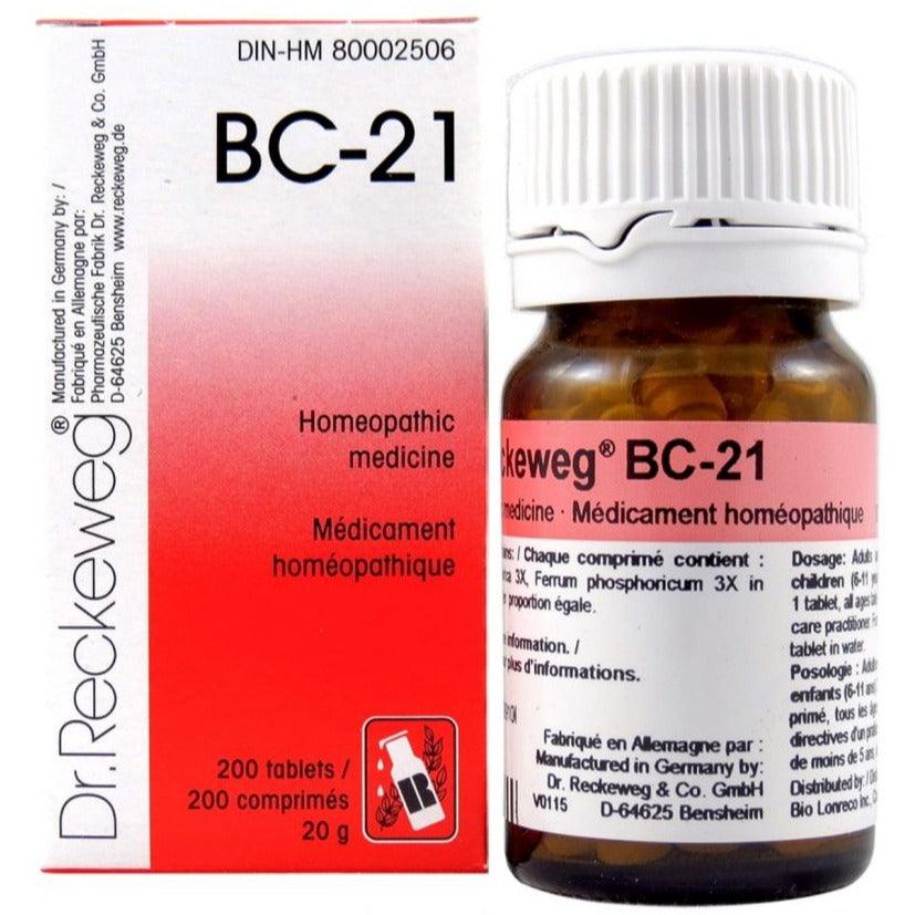 Dr. Reckeweg BC-21 200 Tablets Homeopathic at Village Vitamin Store