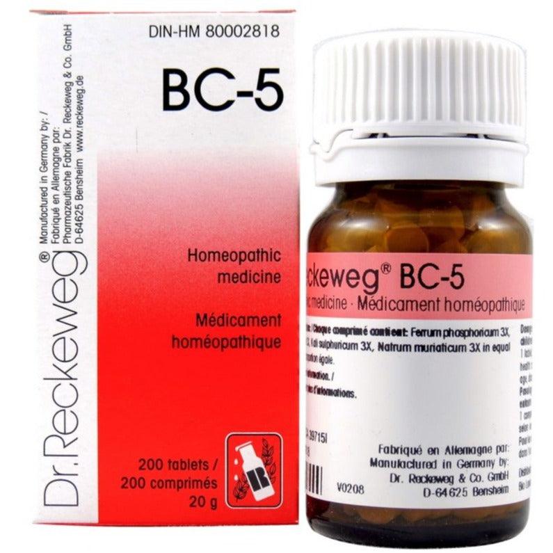 Dr Reckeweg BC-5 200 Tablets Homeopathic at Village Vitamin Store