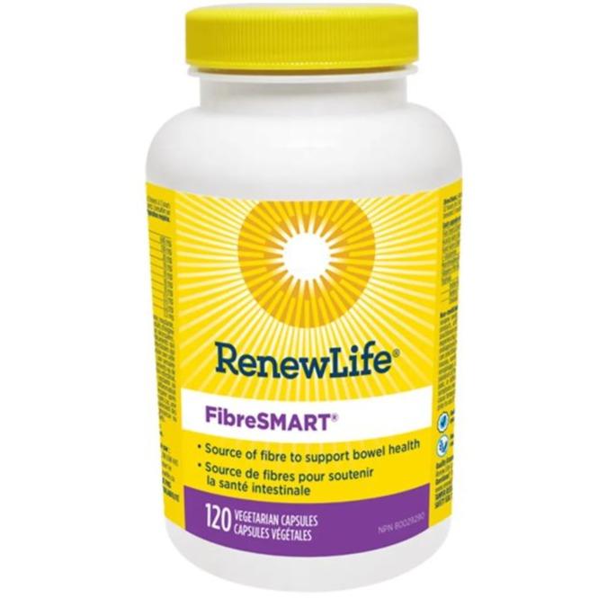 Renew Life FibreSMART 120 Veggie Caps Supplements - Digestive Health at Village Vitamin Store