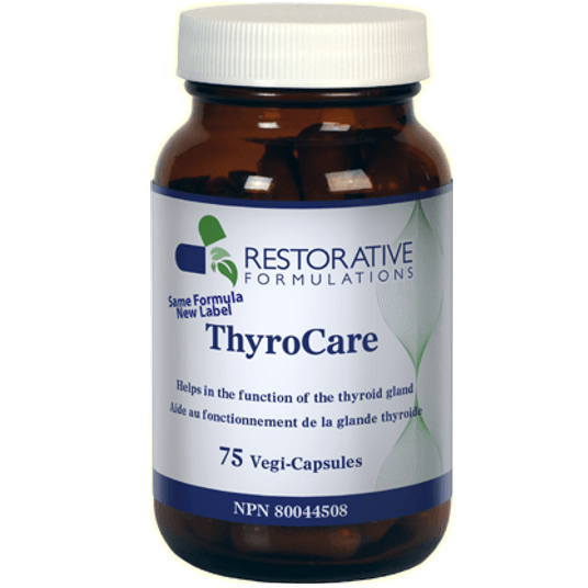 Restorative Formulations ThyroCare 75 Veggie Caps Supplements - Thyroid at Village Vitamin Store