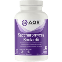 AOR Saccharomyces Boulardii 250mg 90 Veggie Caps* Supplements - Probiotics at Village Vitamin Store