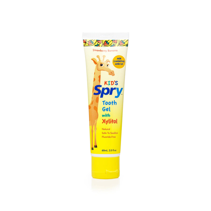 Xlear Inc Kid's Spry Tooth Gel Strawberry Banana 60mL