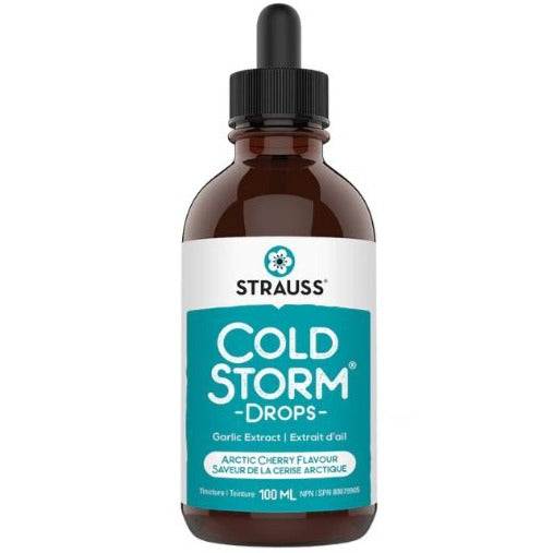 Strauss Cold Storm Drops Cherry 100mL Cough, Cold & Flu at Village Vitamin Store