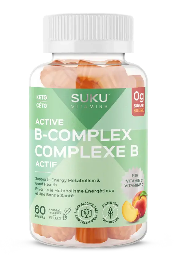 Suku Vitamins Active B-Complex 60 Gummies