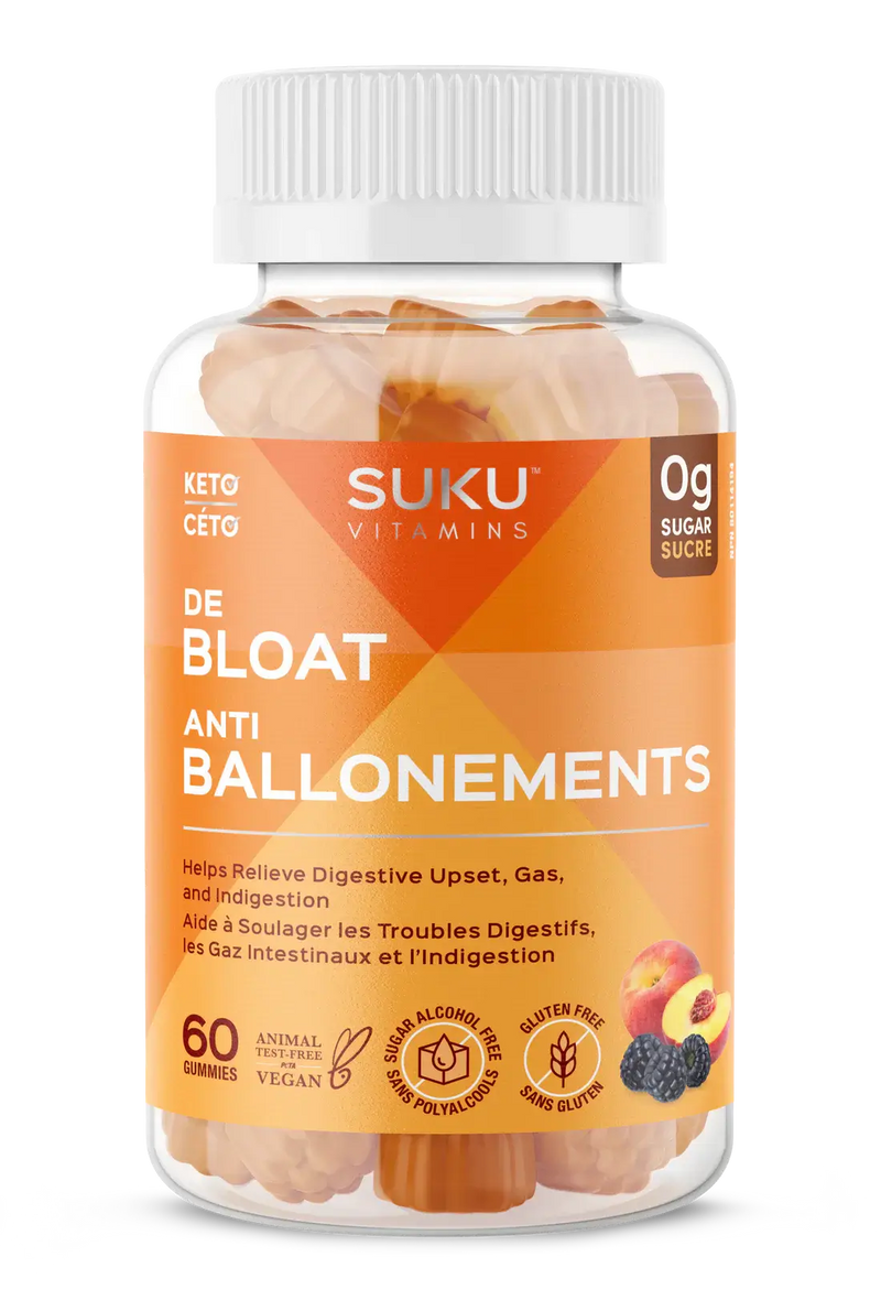 Suku Vitamins De Bloat 60 Gummies