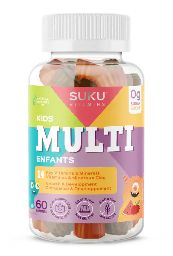 Suku Vitamins The Complete Kids Multi 60 Gummies