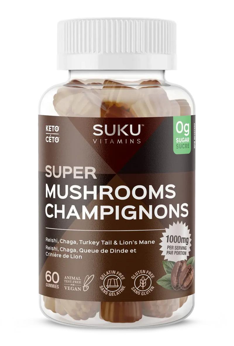 SUKU SUPER MUSHROOMS 60 gummies