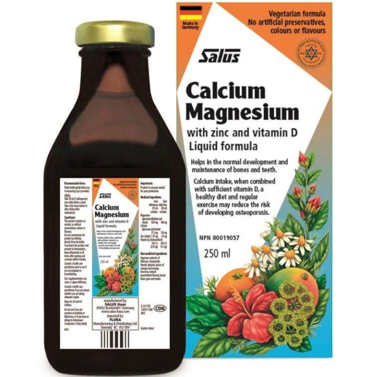 Salus Calcium Magnesium 250mL Minerals at Village Vitamin Store