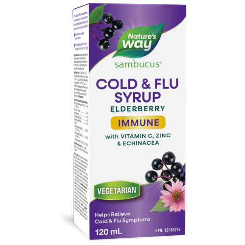Nature's Way Sambucus Elderberry Syrup Immune Support 120mL