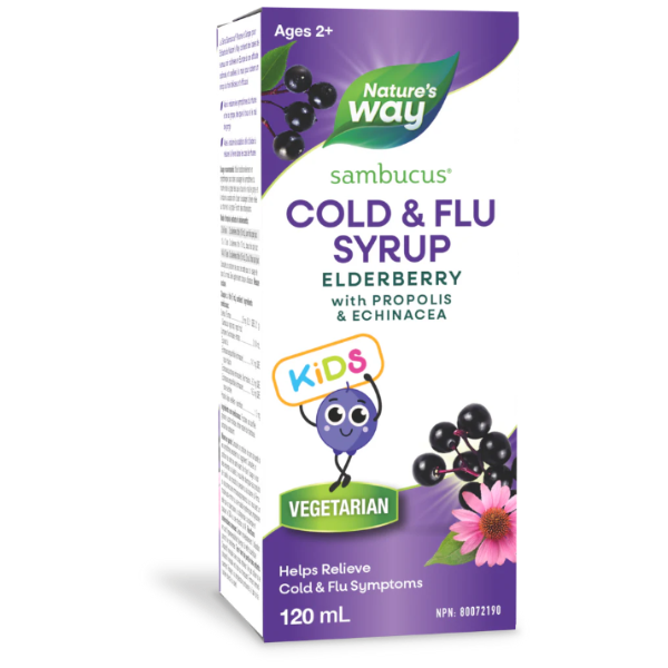 Nature's Way Sambucus Elderberry Syrup Kids 120mL